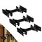 Outdoor Metal Patio Umbrella Clamp for Fence Post, Railing, Bleachers, or Benches - Strong and Durable, Keeps Secure in Any Weather, Strong Winds or Rainy Conditions, 3 – Pack